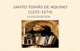 SANTO TOMÁS DE AQUINO (1225-1274)