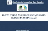 Conferência Municipal Das Cidades