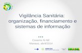 Vigilância Sanitária:  organização, financiamento e sistemas de informação