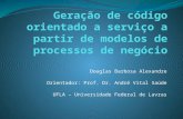 Geração de código orientado a serviço a partir de modelos de processos de negócio
