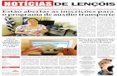 JORNAL NOTÍCIAS DE LENÇÓIS - EDIÇÃO 014 - 03/02/2012.