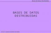 Bases de datos distribuídas