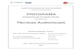 programa de técnicas audiovisuais