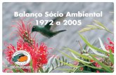 Balanço Sócio Ambiental da Ilha do Papagaio - 1972 à 2005