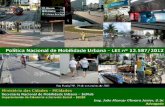 Política Nacional de Mobilidade Urbana - Lei 12.587/2012