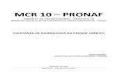 MCR 10 – PRONAF