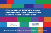 Cartilha IBDD dos direitos da pessoa  com deficiencia.
