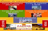 Cursos de espanhol para adultos e jovens em Espanha