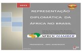 REPRESENTAÇÃO   DIPLOMÁTICA  DA ÁFRICA NO BRASIL