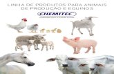 Catálogo de Produtos - Linha para Animais de Produção e Equinos