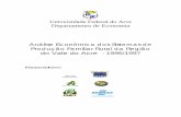 Análise Econômica dos Sistemas de Produção Familiar Rural da Região do Vale do Acre – 1996/1997