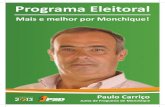 Programa e Candidatos Assembleia Freguesia de Monchique