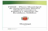 plano municipal de saneamento básico de Maringá 2012 módulo de limpeza pública e manejo de resíduos
