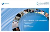 Edelman Trust Barometer 2011 - Resultados Globais