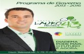 Programa de Governo 2013 - 2016 - Lauro Michels