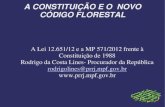 A constituição e o Novo Código Florestal