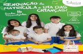 Folheto "Renovação de Matrícula e Dia das Crianças na Ideia&Costura"