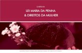 Cartilha Lei Maria da Penha & Direitos da Mulher