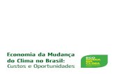 Economia da Mudança do Clima no Brasil - Custos e Oportunidades - Projeto Economia do Clima
