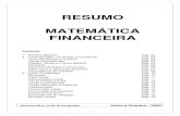 Resumão de  matemática financeira