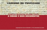 Caderno do Professor - A cidade e seus documentos