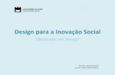 Design para inovação social