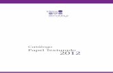 Catalogo Papel Texturado 2012