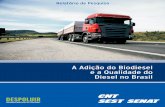 A Adição do Biodiesel e a Qualidade do Diesel no Brasil