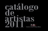 CATÁLOGO DE ARTISTAS DA GALERIA MALI VILLAS-BÔAS 2011