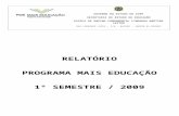 Relatório Mais Educação da Escola Lindaura Martins Leitão