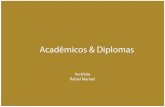 Portfólio Acadêmicos & Diplomas - Rafael Mariani