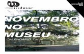 Calendario novembro MUHNAC