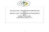 GUIA DE SOBREVIVÊNCIA DO BIXO DE ADMINISTRAÇÃO DE EMPRESAS UFRRJ 2013-1