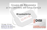 GRIS - Biometria - Palestra sobre biometria.