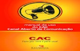 Manual do CAC Canal Aberto de Comunicação