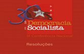 Resoluciones de la 9° Conferencia Nacional de Democracia Socialista