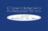 Cardápio Mezanino -  Palácio do Pão