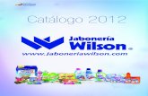 CATALOGO WILSON 2012