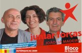 BE Candidatura à Câmara e Assembleia Municipal de são João da Madeira