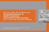 Economia e Métodos Quantitativos 11º - Guia do Professor