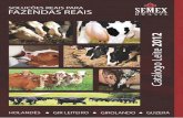 Catálogo Holandês, Gir Leiteiro e Girolando - Semex Brasil - Abril 2012
