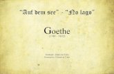 Goethe - "No lago"