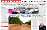 JORNAL NOTÍCIAS DE LENÇÓIS - EDIÇÃO 013 - 27/01/2012.