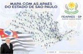 Mapa das APAES do Estado de São Paulo