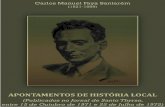 Apontamentos de História Local por Carlos Manuel Faya Santarém