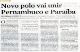 Novo polo vai unir Pernambuco e Paraíba