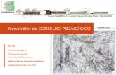Newsletter - Conselho Pedagógico, out 2012, nº 1
