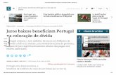 Publico juros baixos beneficiam portugal na colocação de dívida expresso