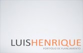 Portfólio de Planejamento - Luís Henrique