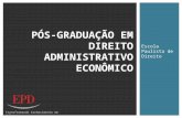 Pós-Graduação em Direito Administrativo Econômico